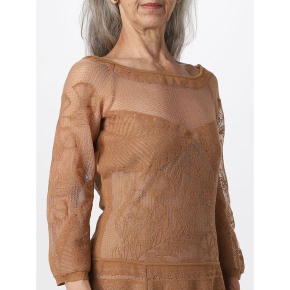 Alberta Ferretti Dress Woman Brown - Picture 4 of 4